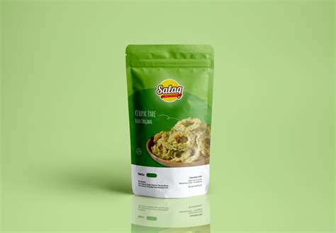 Desain kemasan makanan ringan/snack Keripik Pare Packaging design for ...