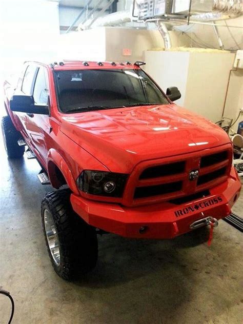 Big Red | Jacked up trucks, Lifted trucks, Trucks