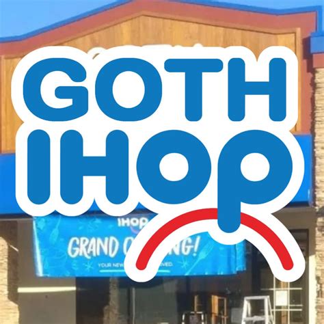 Goth Ihop Vinyl Waterproof Sticker - Etsy