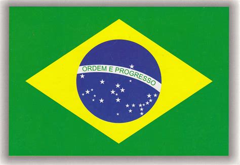 National Flag of Brazil – My collection of Postcards from the world