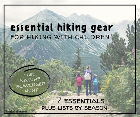 Hiking Gear for Families New To Hiking — Heart & Home Mom