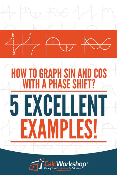 Graphing Sin & Cosine w/ Phase Shift (5 Excellent Examples!)