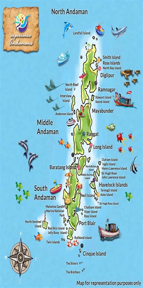 Map-of-Andaman-Islands | Andaman Travel Blog By Experience Andamans