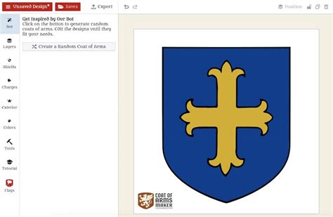 Random Coat of Arms Generator - CoaMaker