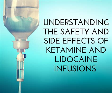 Understanding the Safety and Side Effects of Ketamine and Lidocaine ...