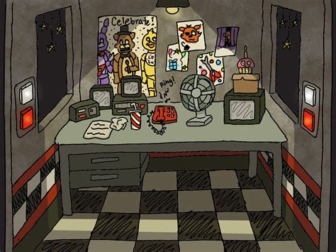 Fnaf 1 Office | Fnaf, Fnaf 1, Fnaf art