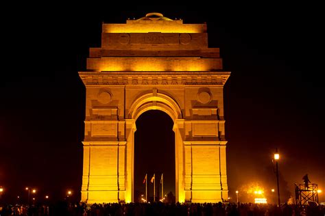 India Gate at Night Photograph by Abhijeet Sawant - Pixels