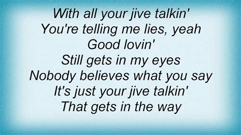 Bee Gees - Jive Talkin' Lyrics - YouTube