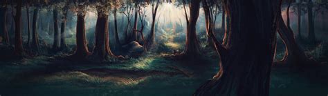 Forest, concept art by Iselinka on DeviantArt