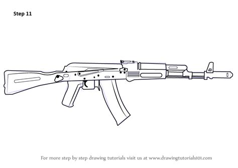 Pin on how to draw ak47