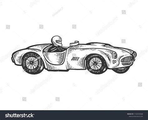 Old Car Clip Art Black And White Photos, Images & Pictures | Shutterstock