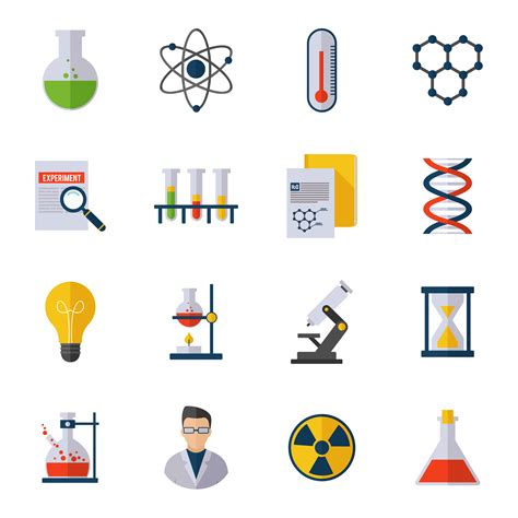 Chemistry Icon Flat 428064 Vector Art at Vecteezy