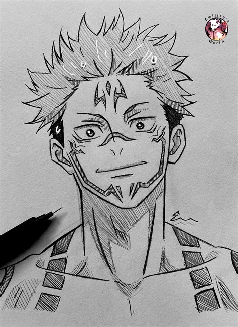 Drawing of sukuna : r/JuJutsuKaisen