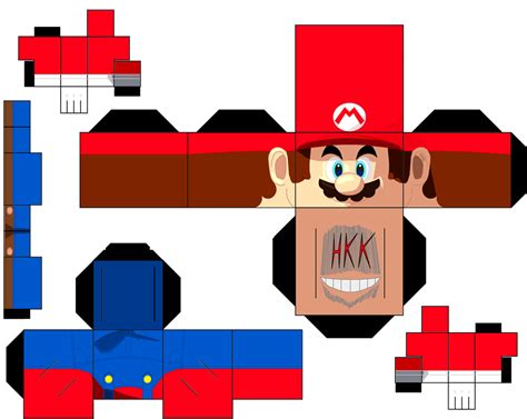 Mario Paper Toy | Free Printable Papercraft Templates