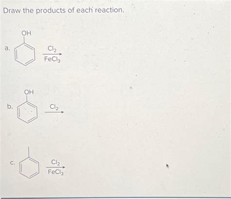 Solved Draw the products of each reaction. OH *6 a. b. OH | Chegg.com