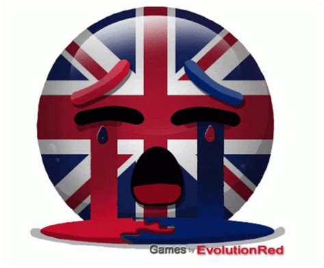 England Crying Flag Emoji Evolution Red GIF – England Crying Flag Emoji ...