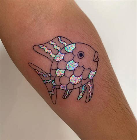 The Rainbow Fish - UV Tattoo