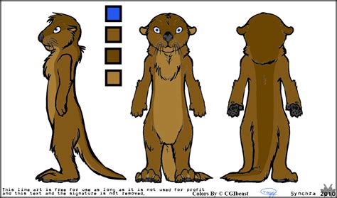 My Fursona – Tagg The Otter Reference Sheet — Weasyl