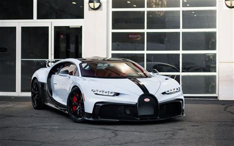 Download wallpapers Bugatti Chiron Pur Sport, hypercar, front view ...