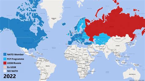 Map Nato Countries In Europe