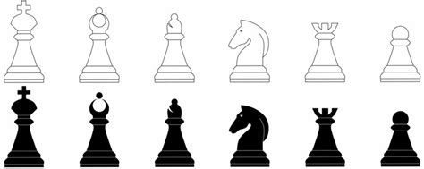 Chess Piece Outline Images – Browse 14,030 Stock Photos, Vectors, and ...