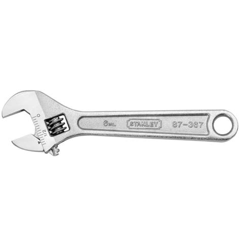 Stanley 6 in. Adjustable Wrench 87-367L - The Home Depot