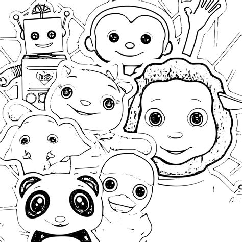 Little Baby Bum Coloring Sheets Coloring Pages