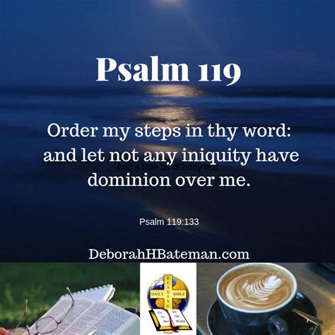 Daily Bible Reading "Order My Steps in Your Word" (Psalm 119:129-136 ...