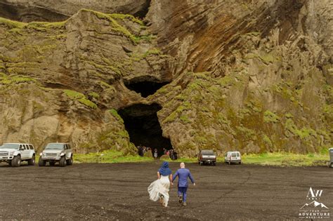 Hjörleifshöfði Cave Wedding in Iceland | Iceland Wedding Planner