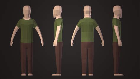 Low poly human character video - BlenderNation