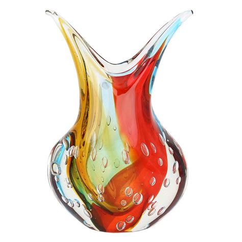 Murano Sommerso Vase | Unique Glass Vases | Glass Of Venice