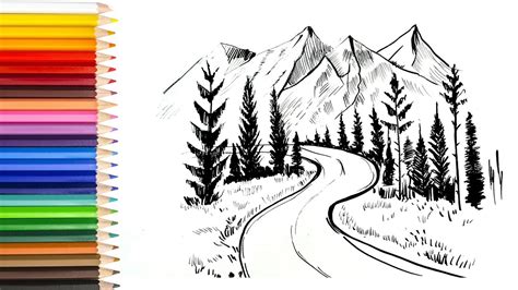 Mountain Valley Drawing