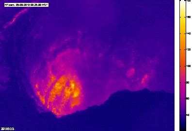 Live webcam photos from Halemaumau Crater at Kilauea Volcano