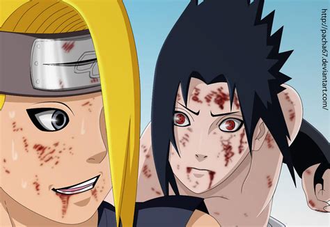 Deidara vs sasuke by One67 on DeviantArt