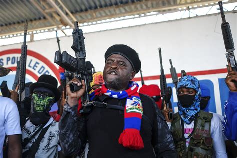 Who is Haiti's sanctioned gang leader Jimmy "Barbecue" Cherizier? - US ...