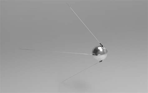 Sputnik-1 ussr 3D Model - 3DHunt.co