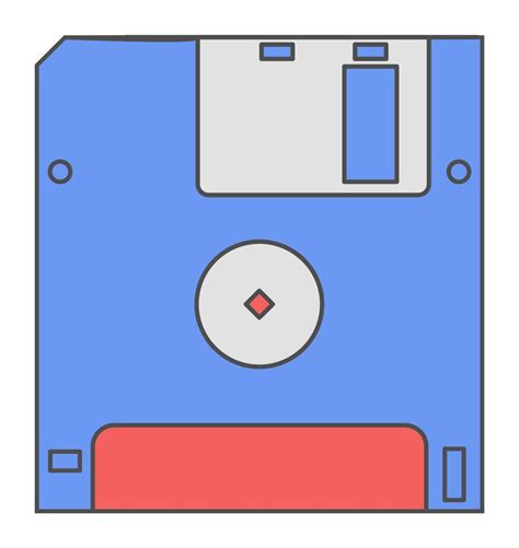 Retro Diskette Sticker Vector Illustration 15826555 Vector Art at Vecteezy