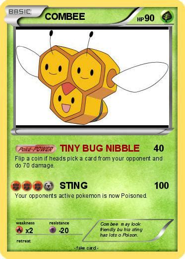 Pokémon COMBEE 60 60 - TINY BUG NIBBLE - My Pokemon Card