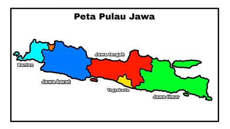 Menggambar Peta Pulau Jawa