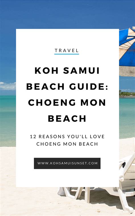 Choeng Mon Beach: Your Total Guide to Choeng Mon Beach, Koh Samui in ...