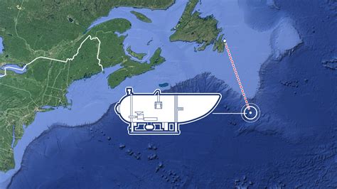 Missing Titanic submersible: Visuals explain location, rescue efforts