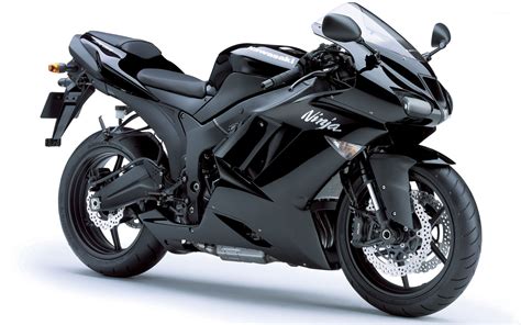 Black Kawasaki Ninja ZX-6R wallpaper - Motorcycle wallpapers - #52841