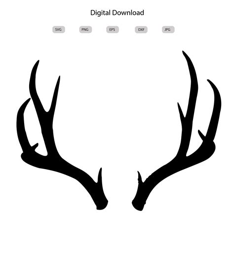 Silhouette Deer Antlers | ubicaciondepersonas.cdmx.gob.mx