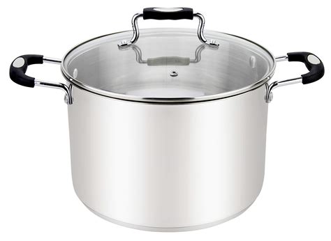 Millvado 4 Quart Pot: Stainless Steel Soup Pot With Lid - Small Cooking ...