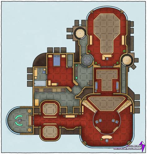 Palpatine's Senate Office and Suite : battlemaps | Tabletop rpg maps ...