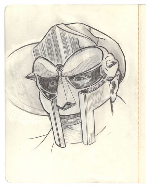 MF DOOM, pencil portrait sketch | Dibujos, Arte rockero, Dibujos ...