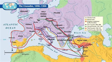 Crusades Timeline | Crusades, Medieval history, Map