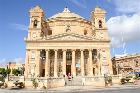 Church of the Assumption of Our Lady at Mosta, Malta Editorial Stock ...