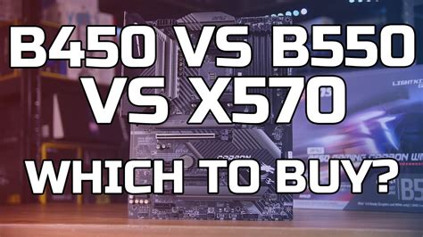 B550 vs B450 vs X570 - Which to buy? - TechteamGB - YouTube