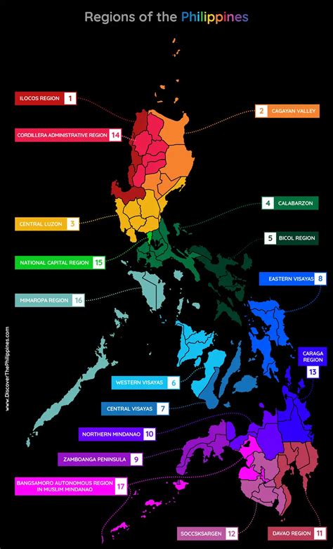 Regions Of The Philippines Philippine Map Philippine Province Vrogue ...